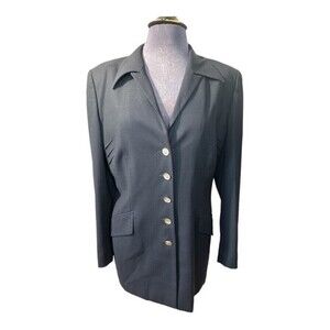 Escada Vintage Navy Pant Suit Set Size 40